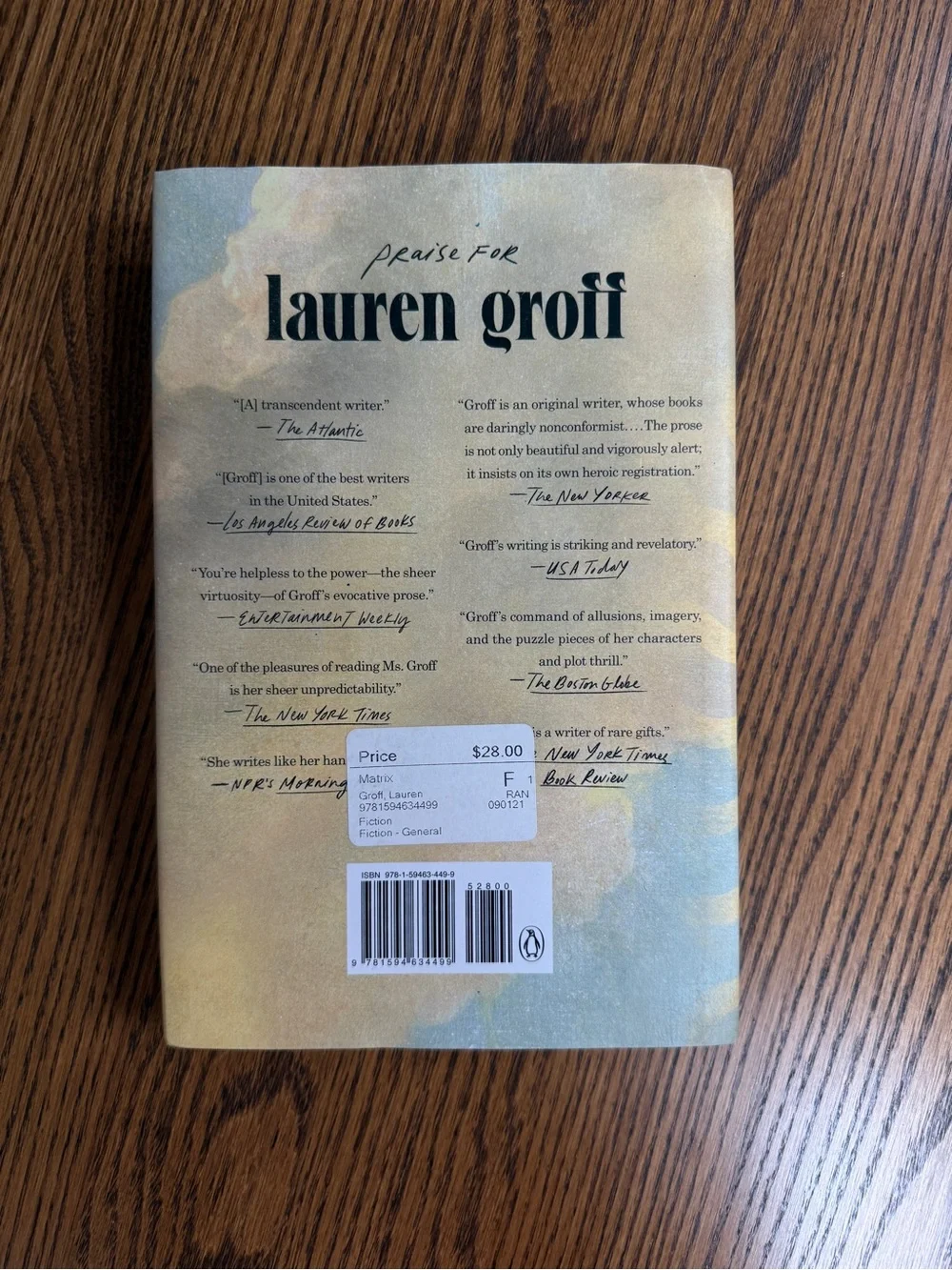 SIGNED COPY Matrix by Lauren Groff (2021 Hardcover) 1st Printing w/ Dust Jacket
